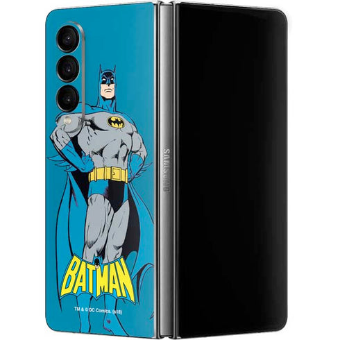 DC Comics Batman Classic Art Pose Galaxy Z Fold4 5G Skin